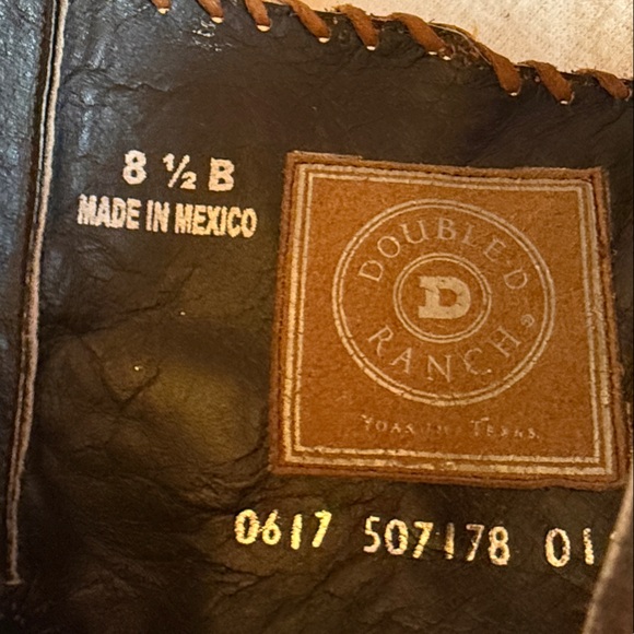 Double D Ranch Fringe ankle boots 8.5 - Picture 9 of 9